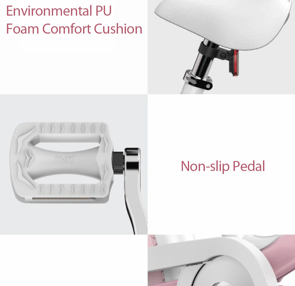 Xiaomi Mijia 14 Inch Kids Bike For Girls Aluminium Alloy With Dual Brakes System Adjustable Saddle - Pink