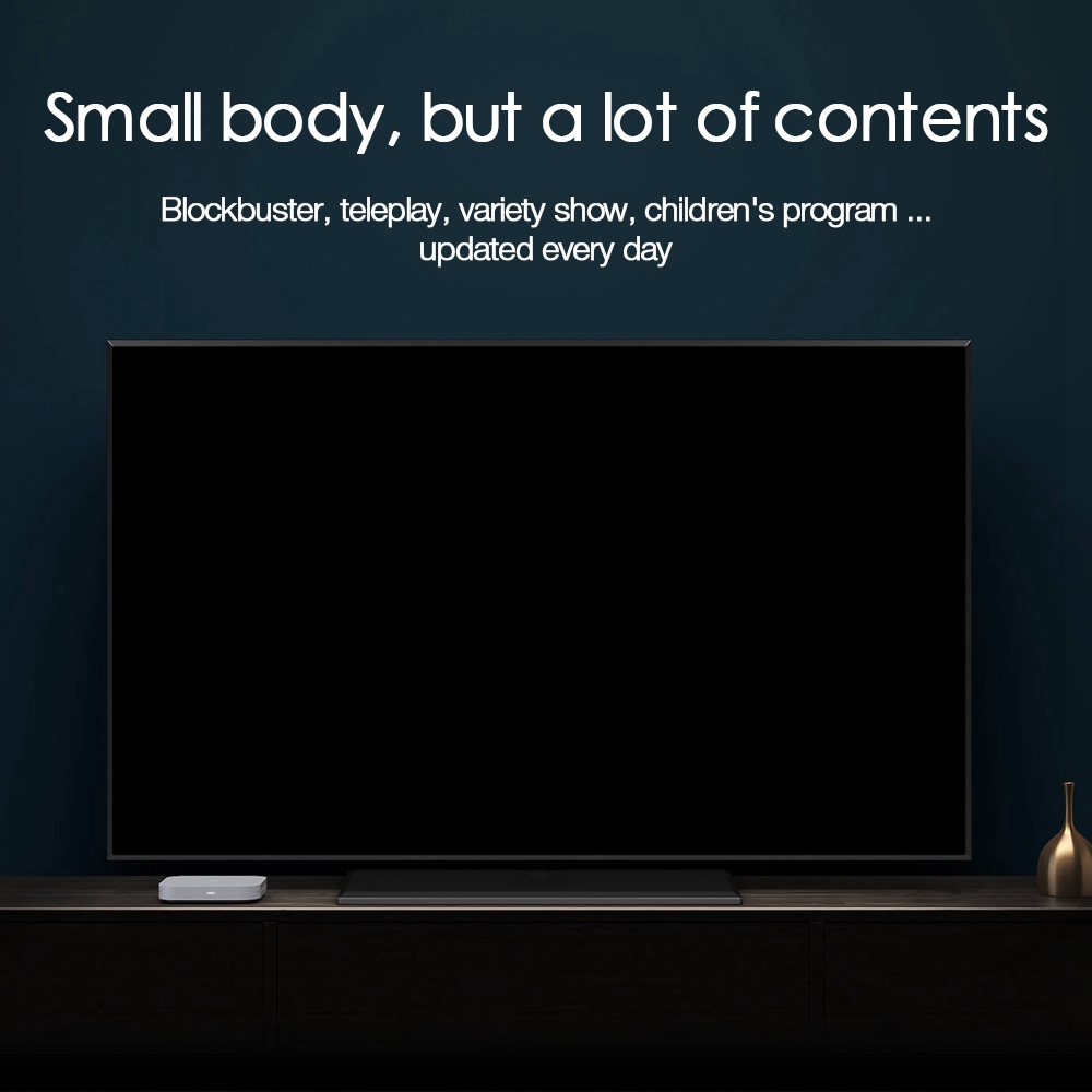 XIAOMI Mi Box 4 Android 7.1 Amlogic Cortex-A53 Quad Core 64bit 2GB/8GB 4K HDR TV Box Dolby DTS-HD 2.4G WiFi Bluetooth Voice Remote Control - Chinese Version