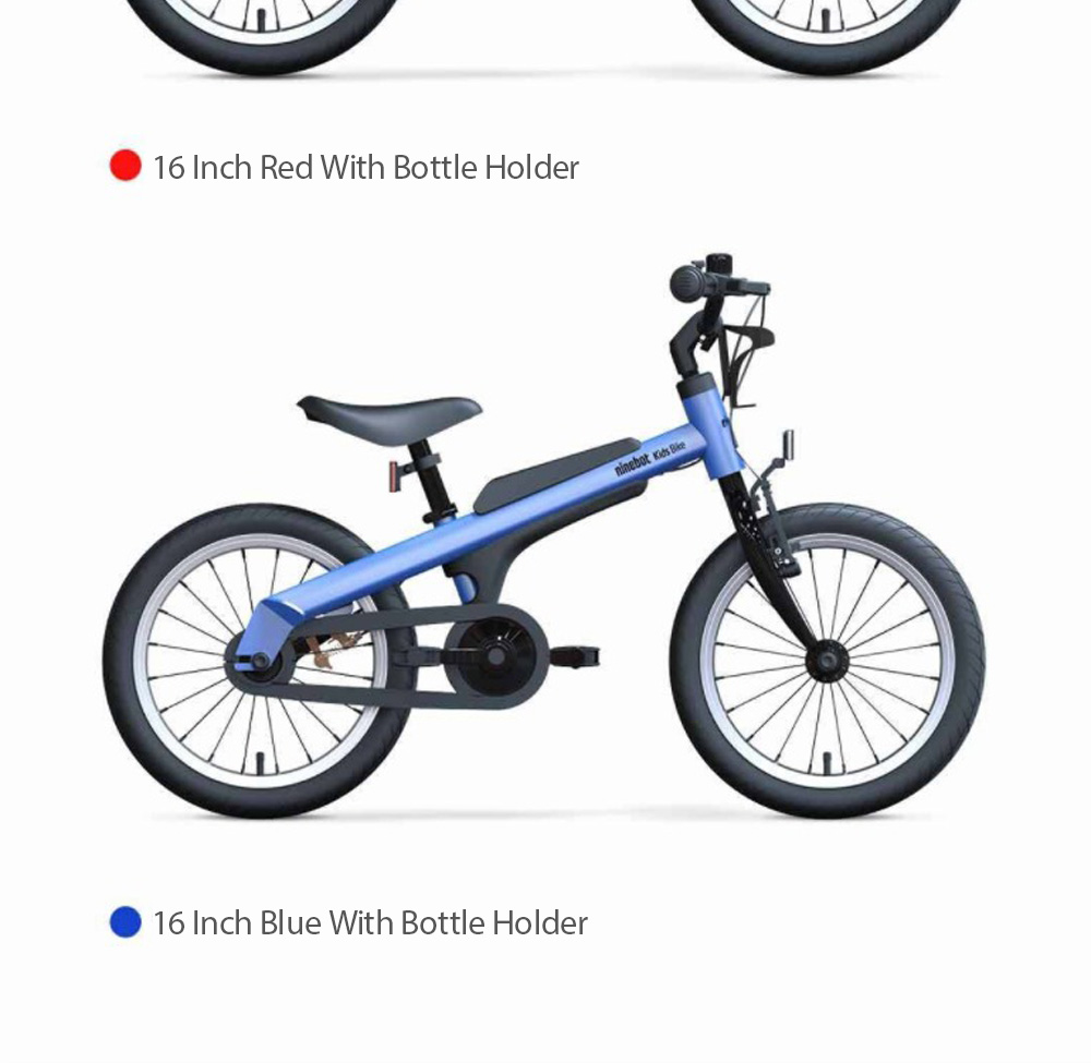 Xiaomi Mijia 14 Inch Kids Bike For Boys Aluminium Alloy With Dual Brakes System Adjustable Saddle - Red