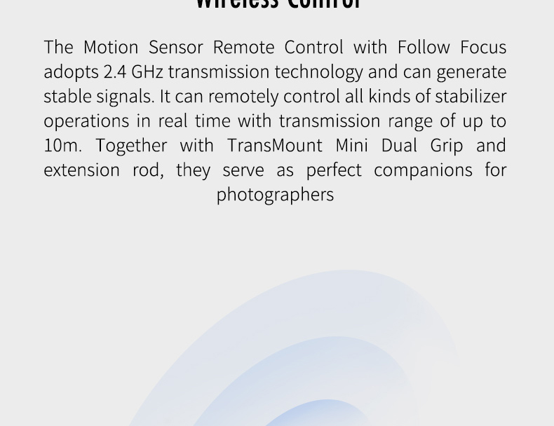 Zhiyun Motion Sensor Remote Control with Follow Focus for Zhiyun Crane 2