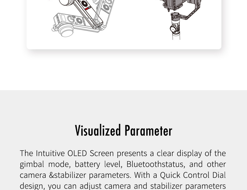 Zhiyun Motion Sensor Remote Control with Follow Focus for Zhiyun Crane 2