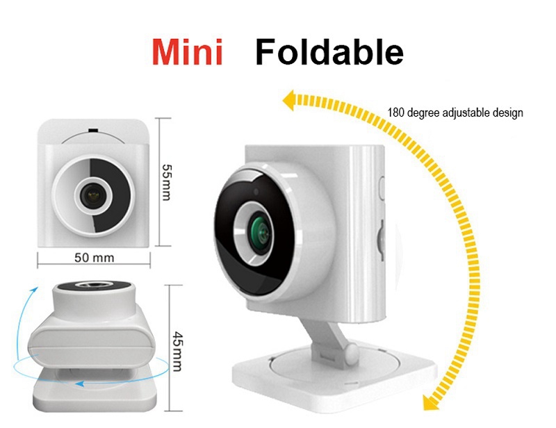 ZBEN 720P WiFi Baby Monitor Camera Z-BEN CCTV Cam IR Cut 2 Way Audio Motion Detection Alarm IP Camera -White