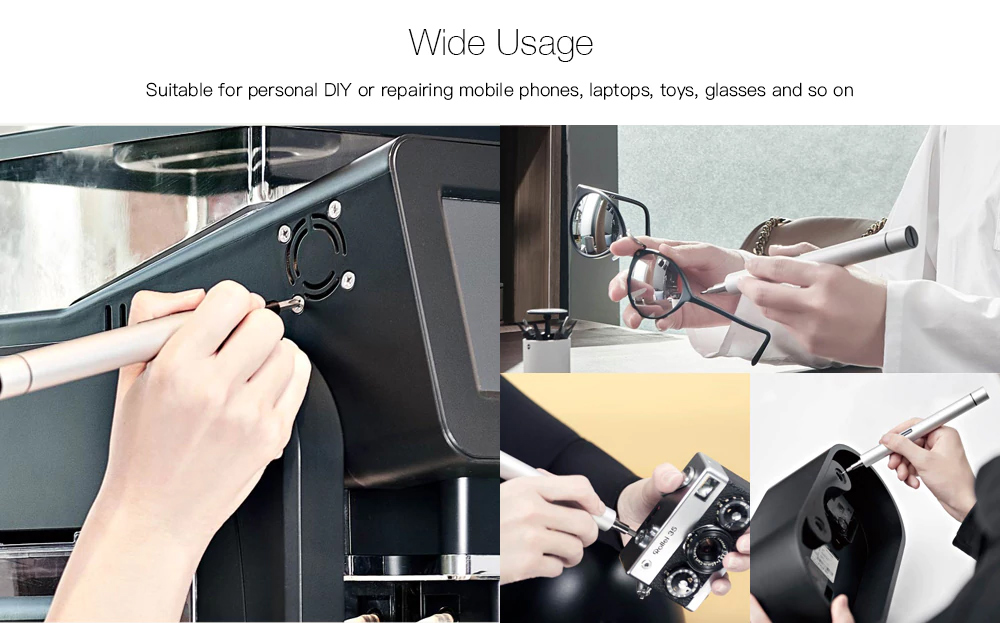 Xiaomi Wowstick 1P+ 19 in 1 Electric Screwdriver Set - Siver