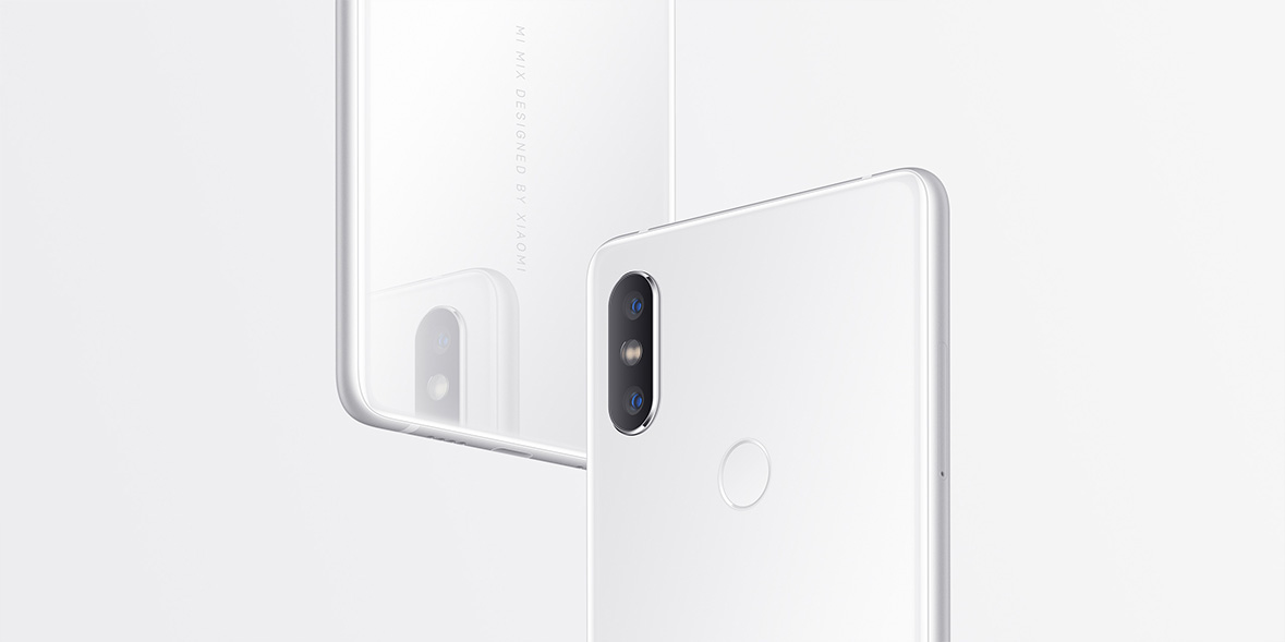 Xiaomi Mi Mix 2S 5.99 Inch 4G LTE Smartphone Qualcomm Snapdragon 845 Octa Core 8GB 256GB 12.0MP Dual Rear Cameras MIUI 9 Type-C Ceramic Body - Black