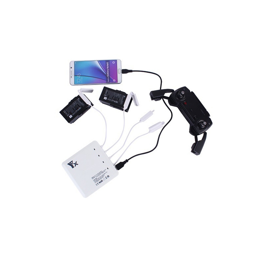 Multiple Ports Battery Remote Controller Charger for DJI Mavic Air - US Plug