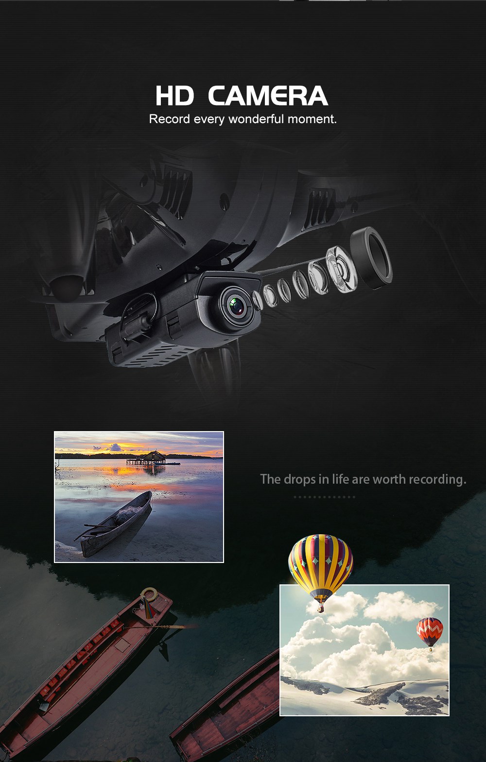 XINLIN SHIYE GW198 5G WIFI FPV with 1080P HD Camera Double GPS Brushless RC Quadcopter RTF - Blue