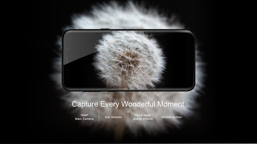 Meiigoo Note 8 5.99 Inch Smartphone Full Screen 4GB 64GB MTK6750T Octa Core Dual Rear Camera Android 7.0 Touch ID - Blue