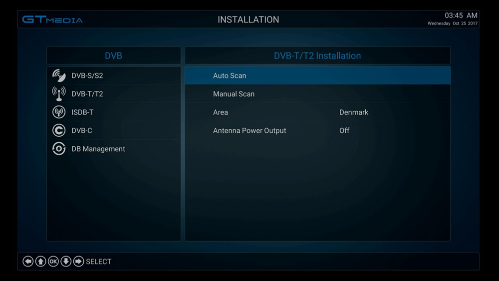 GTMEDIA GTC DVB-T2/S2/C ISDB-T S905D DDR4 2GB eMMC 16GB 4K TV BOX GT Media APK 1500+ European Live Channels VOD Support Cccam Newcam Powervu Biss Key