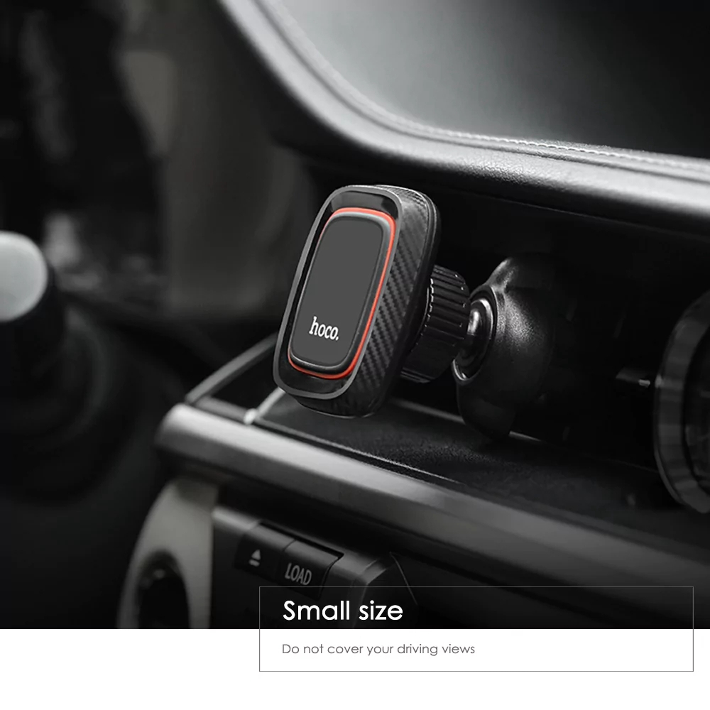 HOCO CA23 Magnet Car Mount Phone Holder 360 Degree Rotation - Black