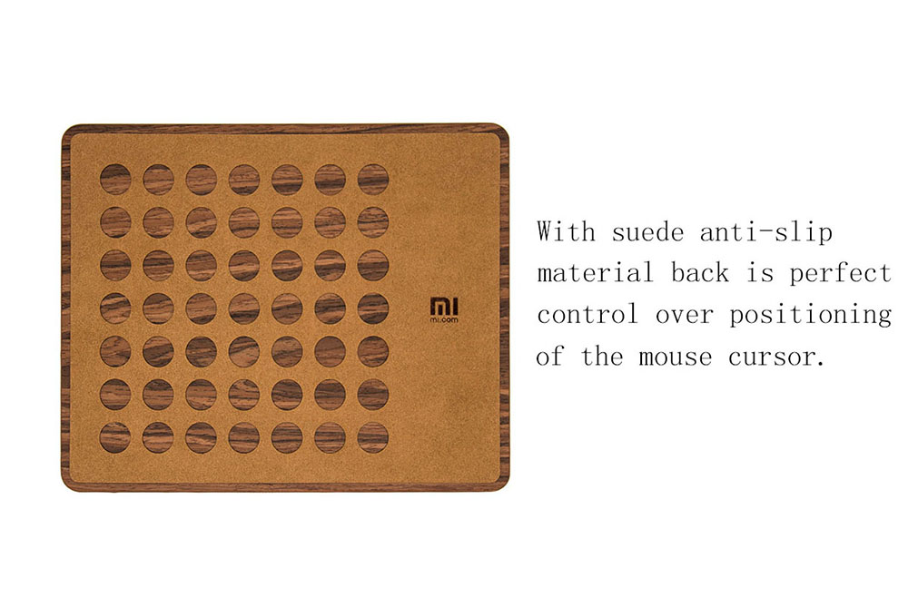 Original Xiaomi Wooden Mouse Pad Durable Anti- Slip Protecting Mouse Mat - Wood Color