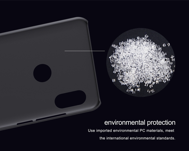 NILLKIN Hard Phone Csse for Xiaomi Redmi Note 5 Pro Protective Back Cover - Black