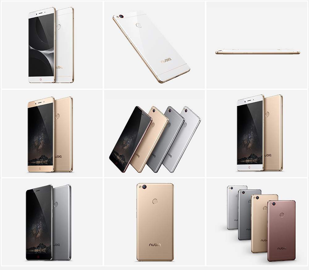 Nubia Z11 NX531J 5.5 Inch Smartphone aRC 2.0 Corning Gorilla Glass Screen 6GB 64GB Snapdragon 820 16.0MP Camera Touch ID Type-C NFC QC3.0 - White
