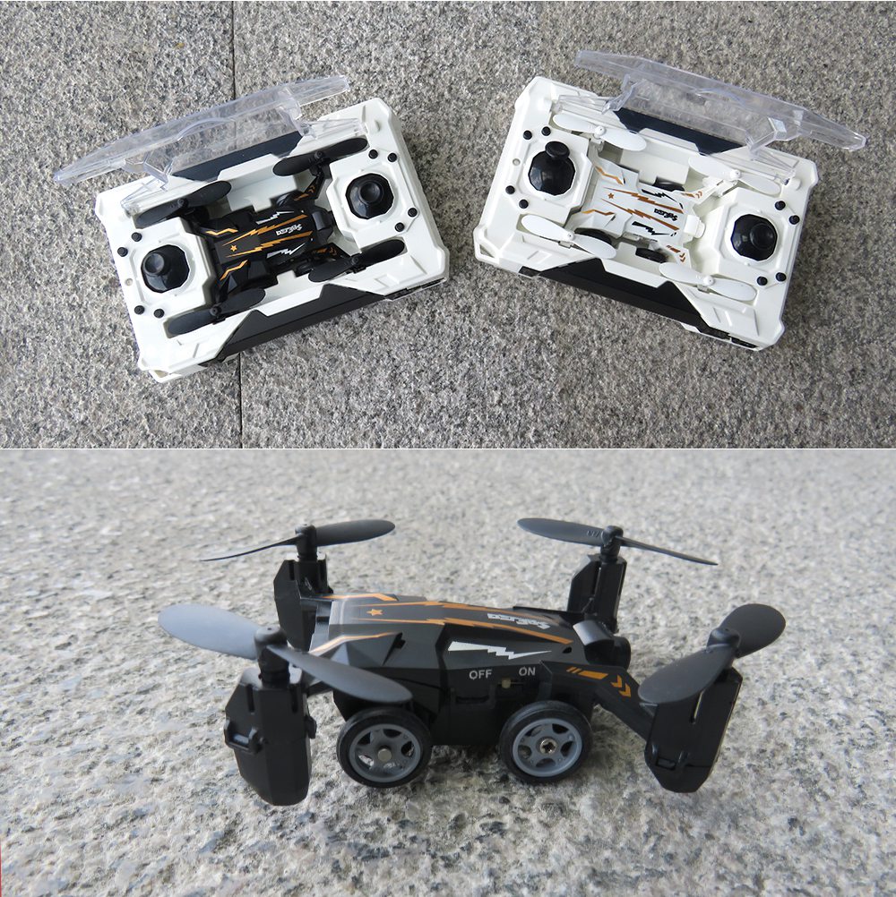 Flytec SBEGO 132 2.4G 4CH Air Ground Dual Mode Flying Car RC Quadcopter RTF - Black