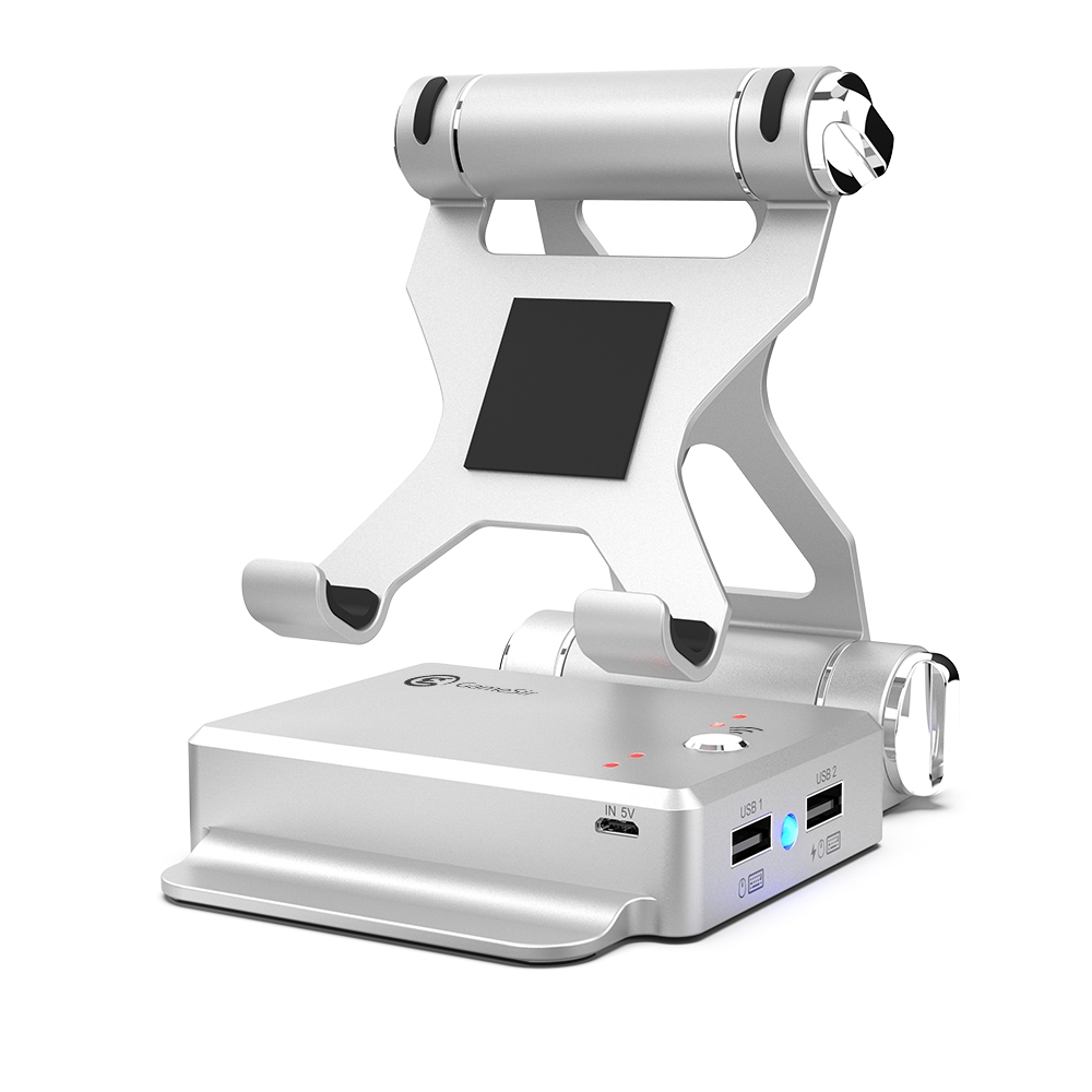 GameSir X1 Bluetooth BattleDock Converter Keyboard and Mouse Adapte for PUBG FPS games, RoS,Knives Out,Free Fire -Silver