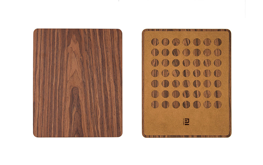 Original Xiaomi Wooden Mouse Pad Durable Anti- Slip Protecting Mouse Mat - Wood Color