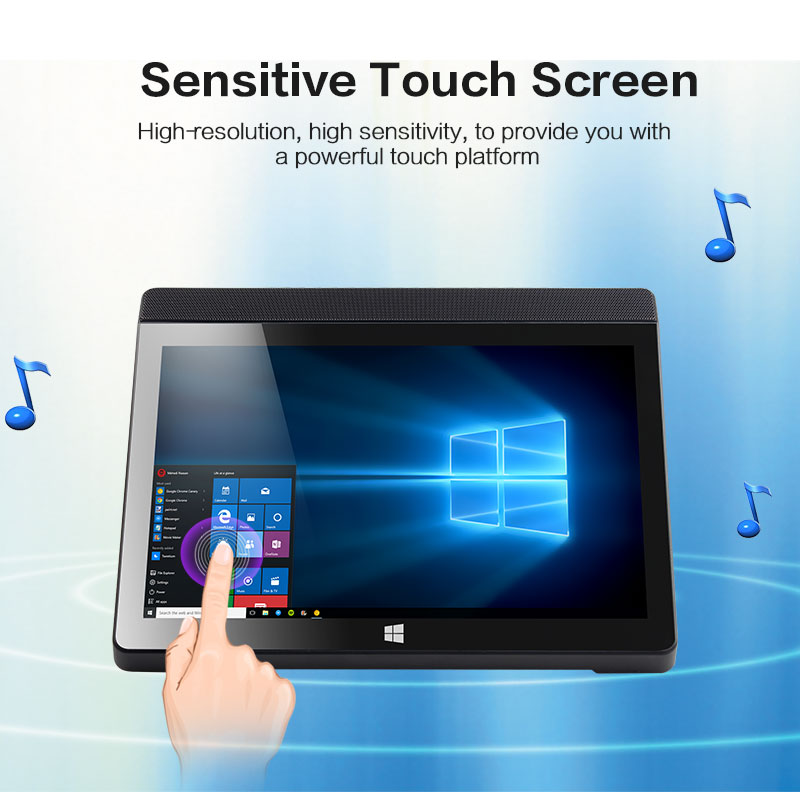 ECDREAM T9 4GB/32GB 10.1 Inch 1920*1200 IPS Touch Screen Mini PC Licensed Windows 10 Home Intel Cherry Trail Z8350 802.11b/g/n WiFi LAN Bluetooth HDMI USB 3.0