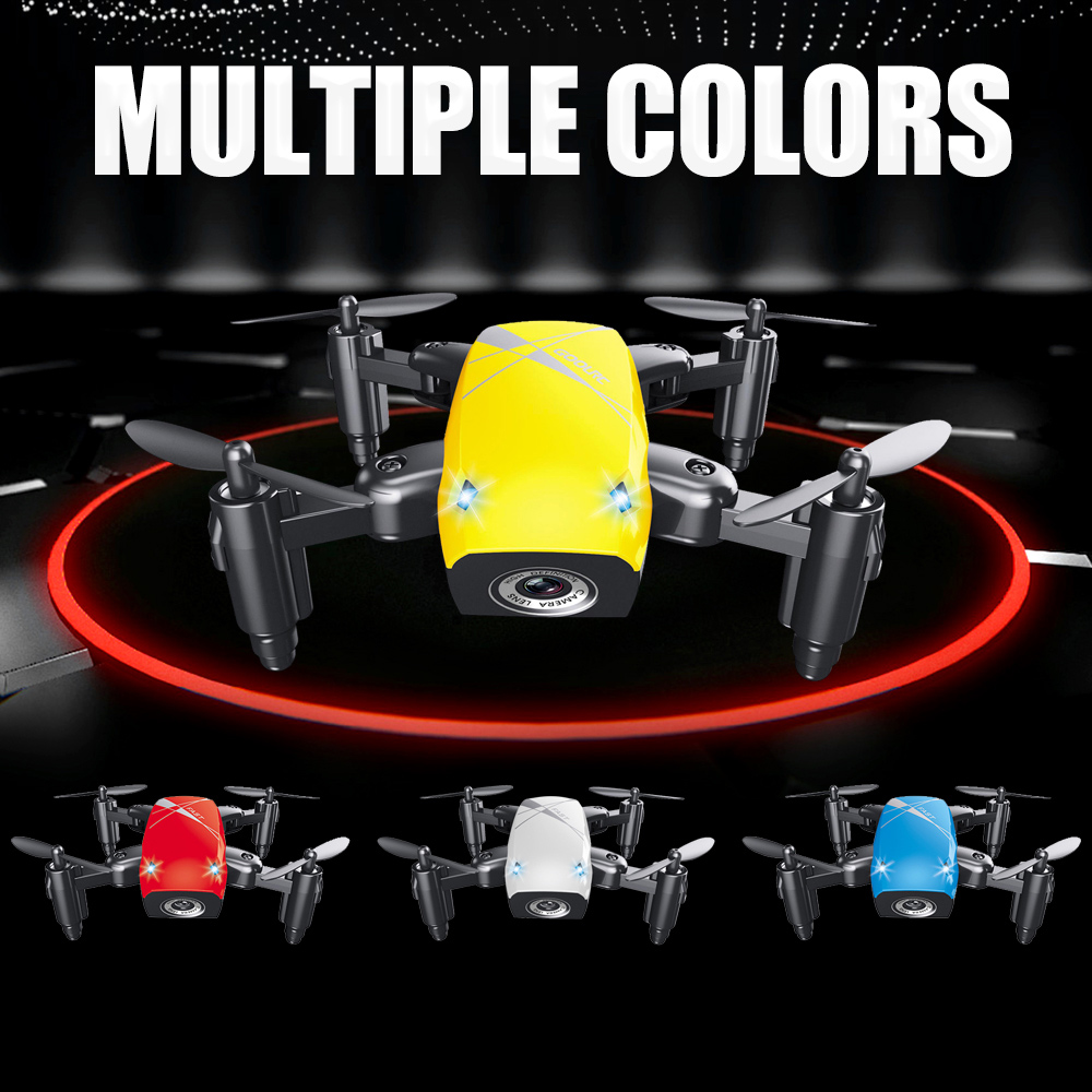 BROADREAM S9W Mini WIFI FPV 0.3MP Camera Foldable RC Quadcopter Altitude Hold Mode RTF - Blue