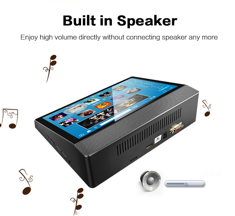ECDREAM T9 4GB/32GB 10.1 Inch 1920*1200 IPS Touch Screen Mini PC Licensed Windows 10 Home Intel Cherry Trail Z8350 802.11b/g/n WiFi LAN Bluetooth HDMI USB 3.0