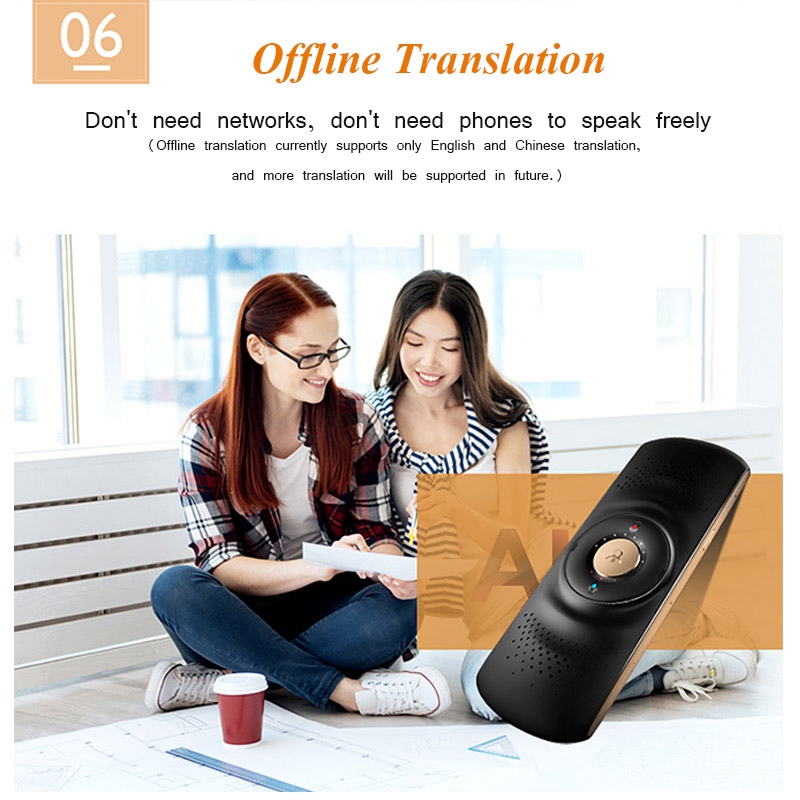 iFLYTEK Xiaoyi Wireless Voice Translator Simultaneous Translation - White