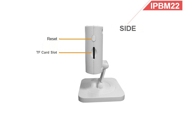 ZBEN 720P WiFi Baby Monitor Camera Z-BEN CCTV Cam IR Cut 2 Way Audio Motion Detection Alarm IP Camera -White