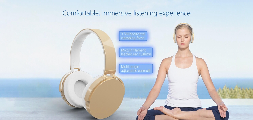 JAKCOM BH2 Bluetooth Headset with Mic Active Noise Reduction - Black