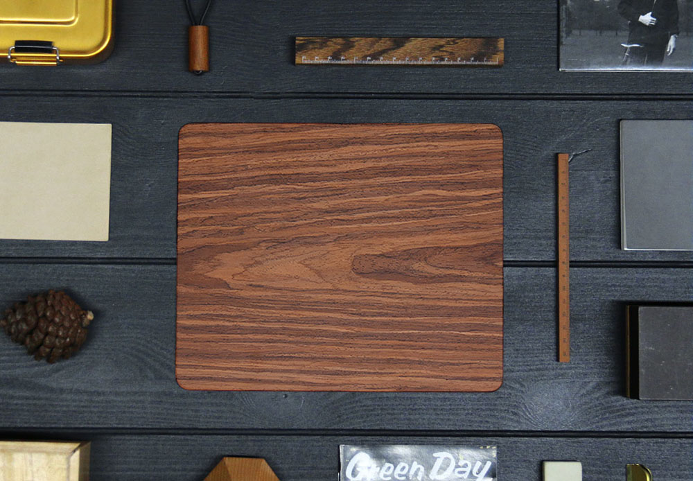 Original Xiaomi Wooden Mouse Pad Durable Anti- Slip Protecting Mouse Mat - Wood Color