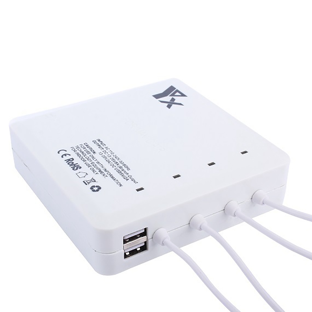 Multiple Ports Battery Remote Controller Charger for DJI Mavic Air - US Plug