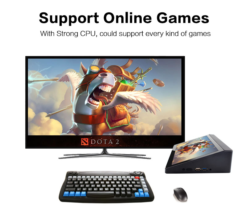 ECDREAM T9 4GB/32GB 10.1 Inch 1920*1200 IPS Touch Screen Mini PC Licensed Windows 10 Home Intel Cherry Trail Z8350 802.11b/g/n WiFi LAN Bluetooth HDMI USB 3.0
