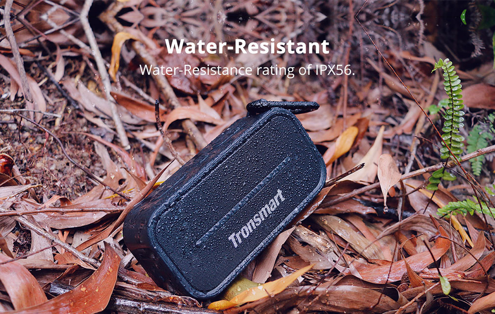 Tronsmart Element T2 Bluetooth 4.2 Outdoor Water Resistant Speaker - Black