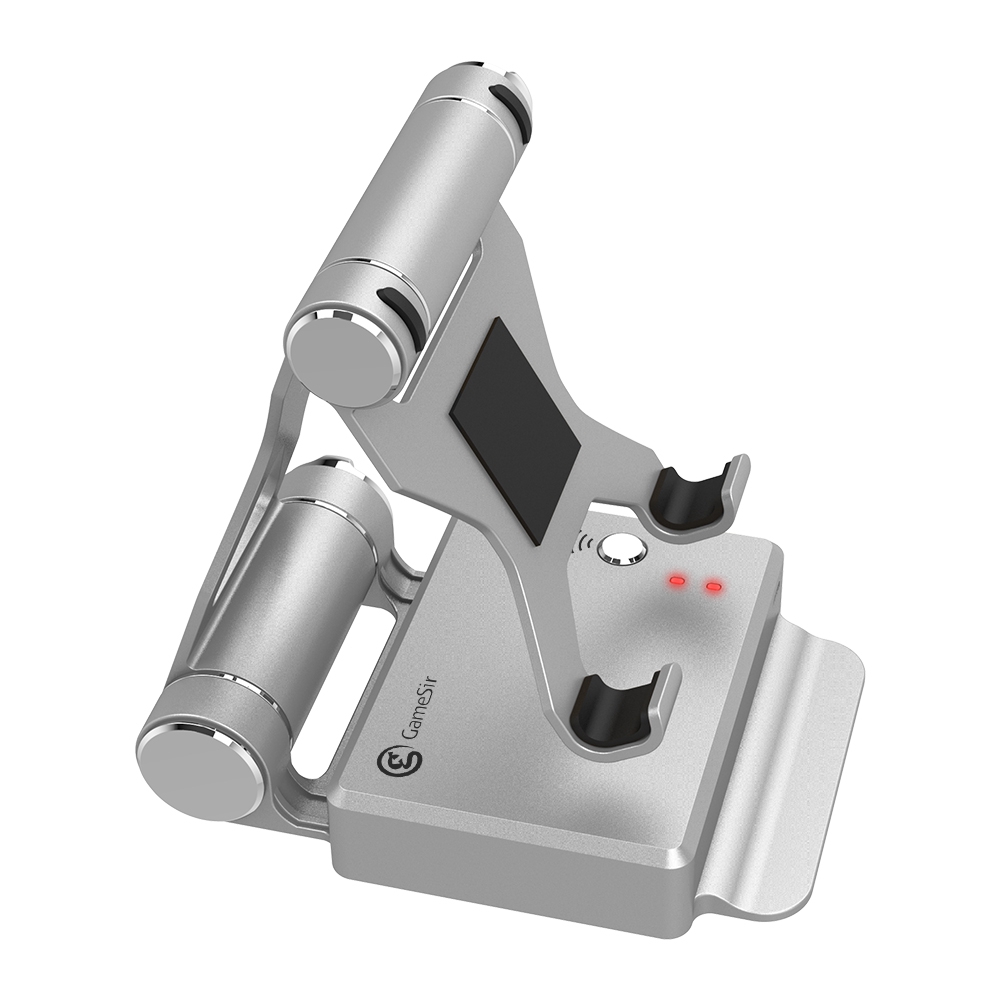 GameSir X1 Bluetooth BattleDock Converter Keyboard and Mouse Adapte for PUBG FPS games, RoS,Knives Out,Free Fire -Silver