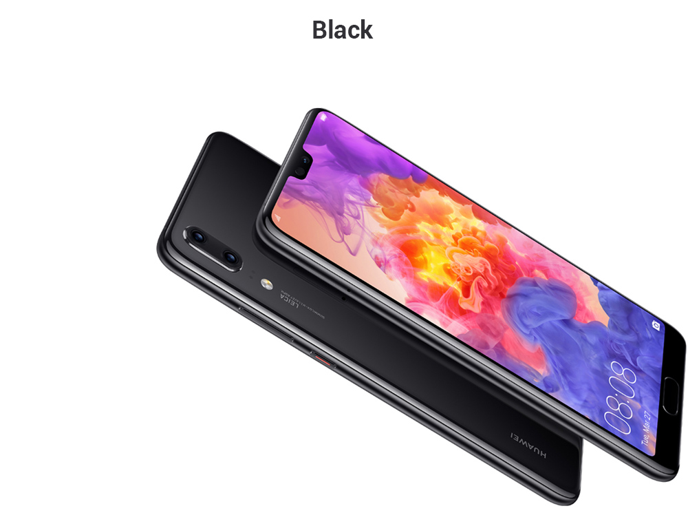 HUAWEI P20 5.8 Inch Smartphone FHD+ Screen Kirin 970 6GB 64GB 12.0MP+20.0MP Dual Rear Cameras Android 8.1 - Champagne Gold