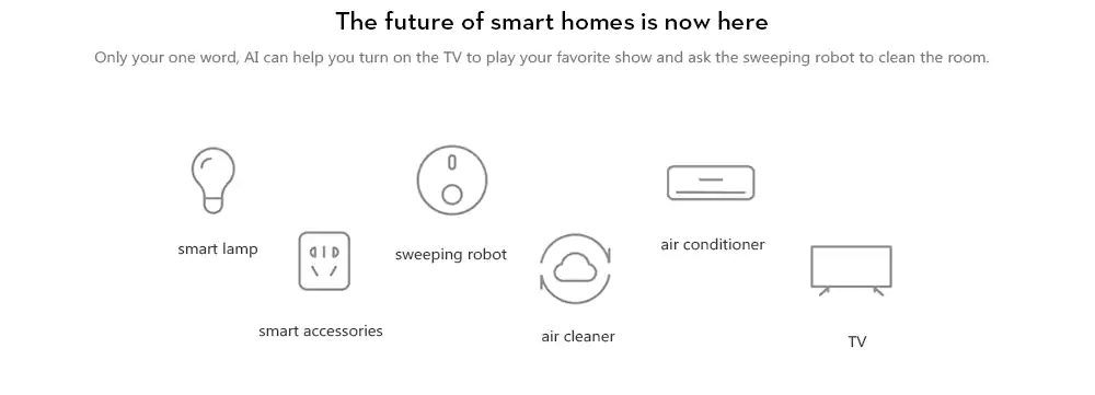 Original Xiaomi AI Mini Version Bluetooth Speaker Voice Control Music Player - White