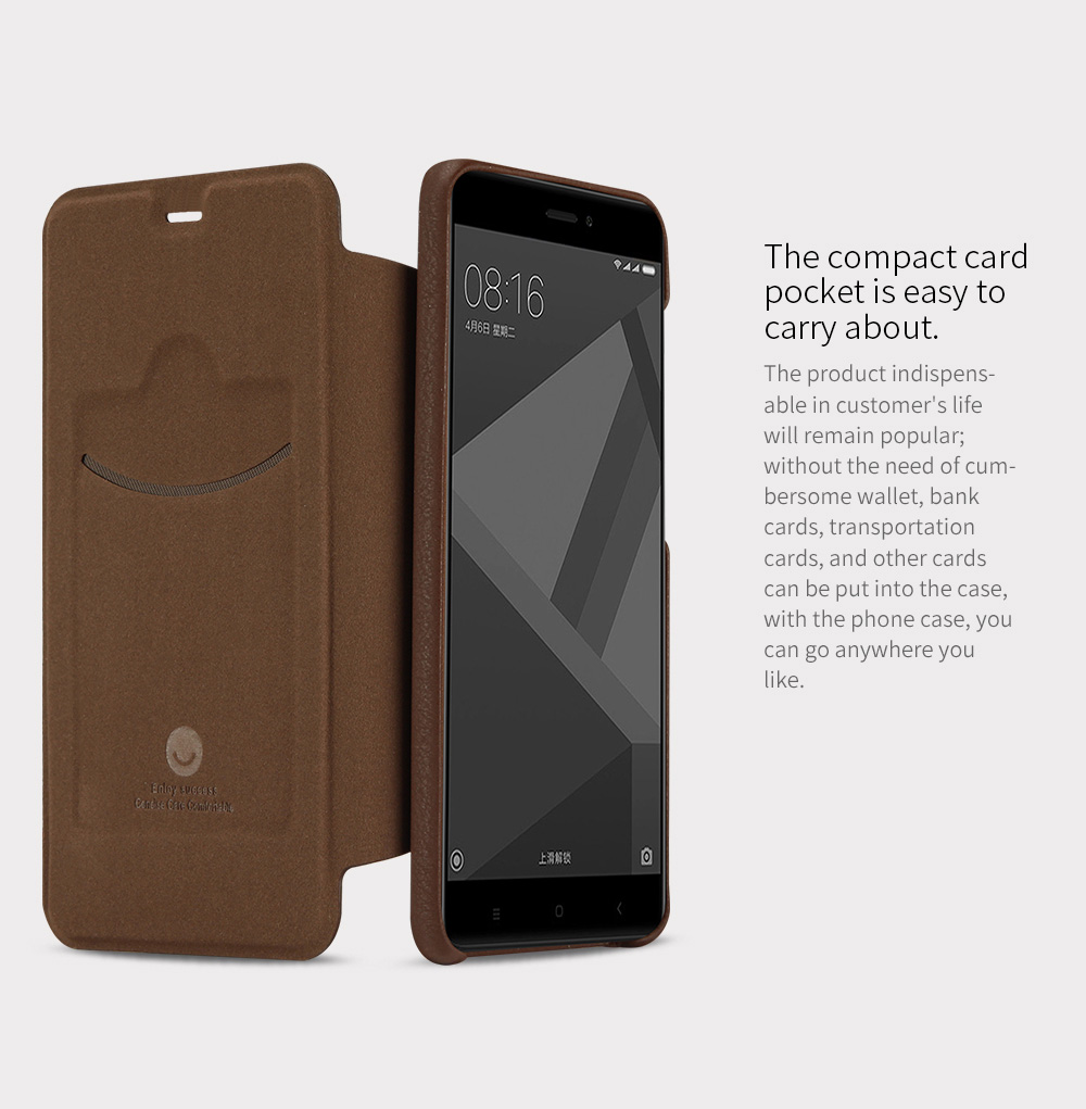 Xiaomi Redmi Note 4X Protective Case Lenuo Le Dream Series Superior Quality PC Phone Cover - Gold
