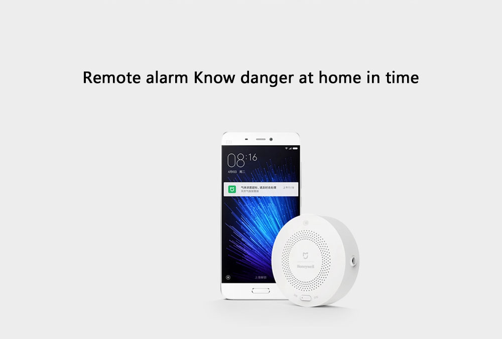 Xiaomi Honeywell Gas Alarm Remote Alert Air Exhaust Sensor -White