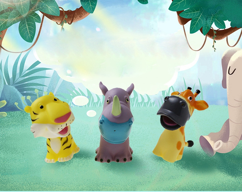 Cikoo Children Forest Animals Soft Bath Toys - 2