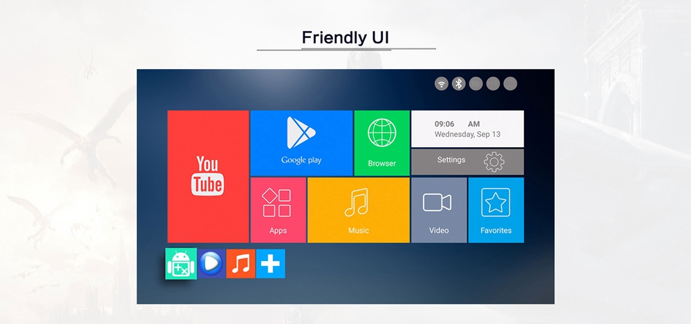Magicsee N4 Amlogic S905X 2GB/16GB 4K Android 7.1 TV BOX Support YouTube Netflix 2.4G WIFI LAN HDMI H.265