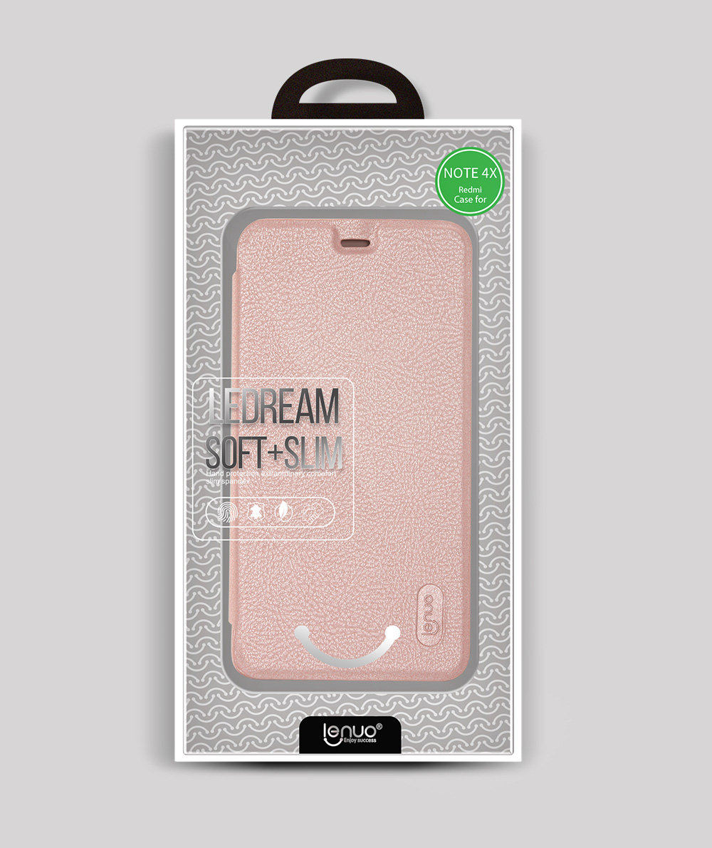 Xiaomi Redmi Note 4X Protective Case Lenuo Le Dream Series Superior Quality PC Phone Cover - Gold