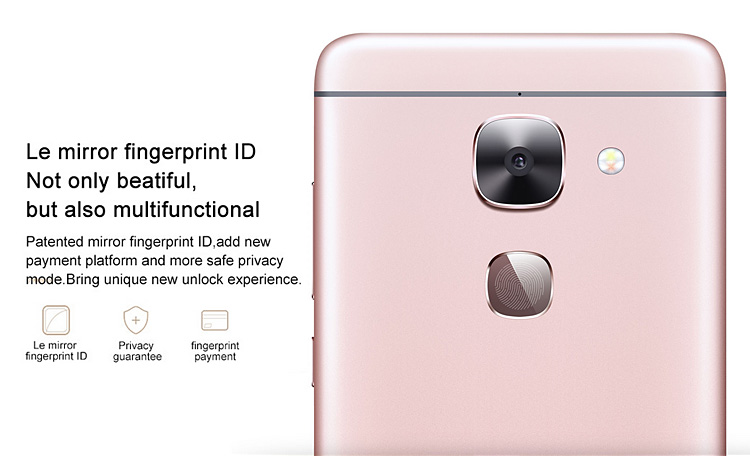 LeTV LeEco Le X526 5.5 Inch 4G LTE FHD Screen Smartphone Qualcomm Snapdragon 652 3GB 32GB 16.0MP Android 6.0 Touch ID - Gold