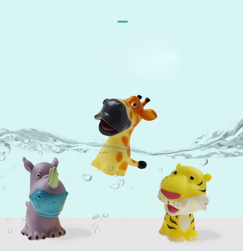 Cikoo Children Forest Animals Soft Bath Toys - 2