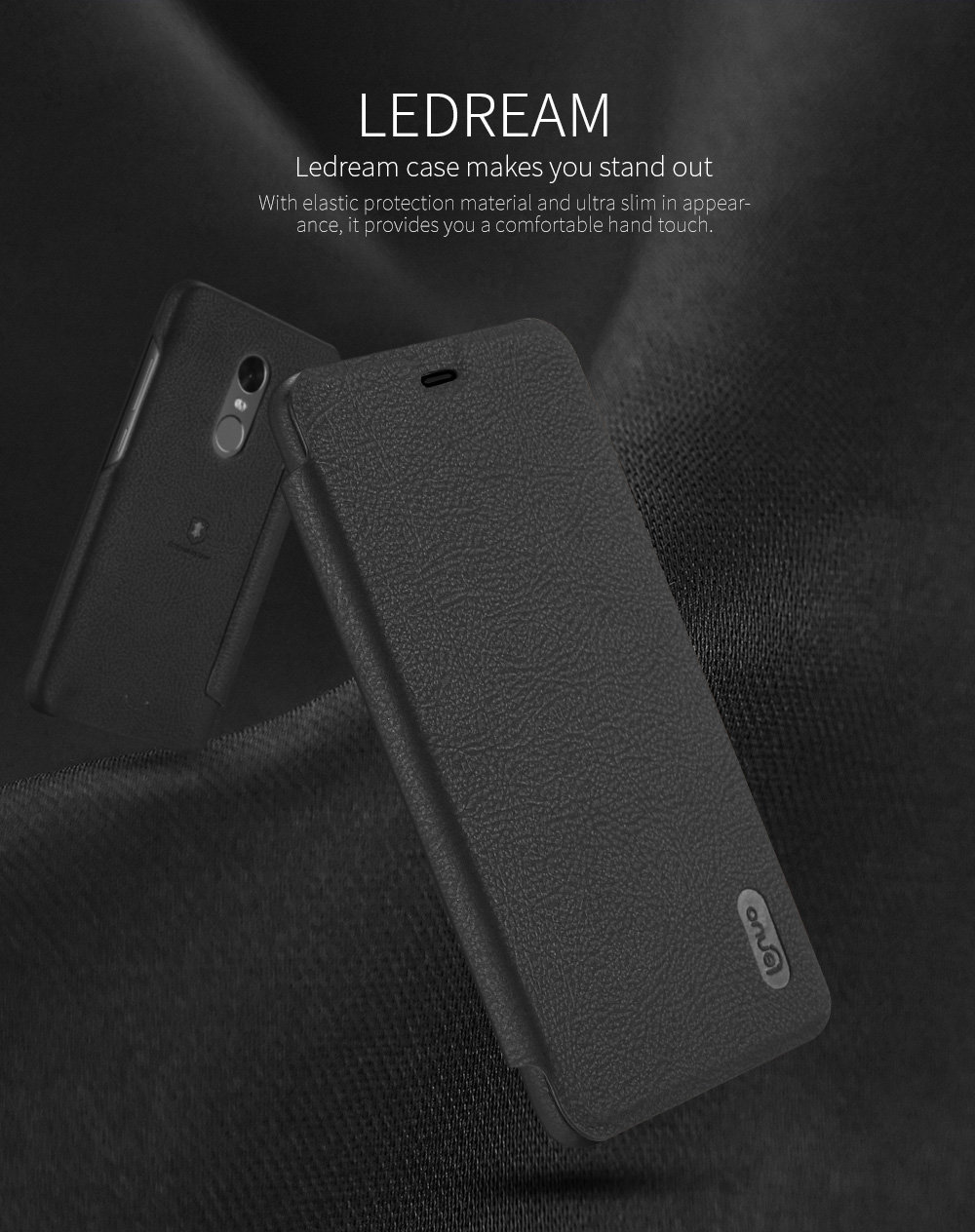 Xiaomi Redmi Note 4X Protective Case Lenuo Le Dream Series Superior Quality PC Phone Cover - Gold