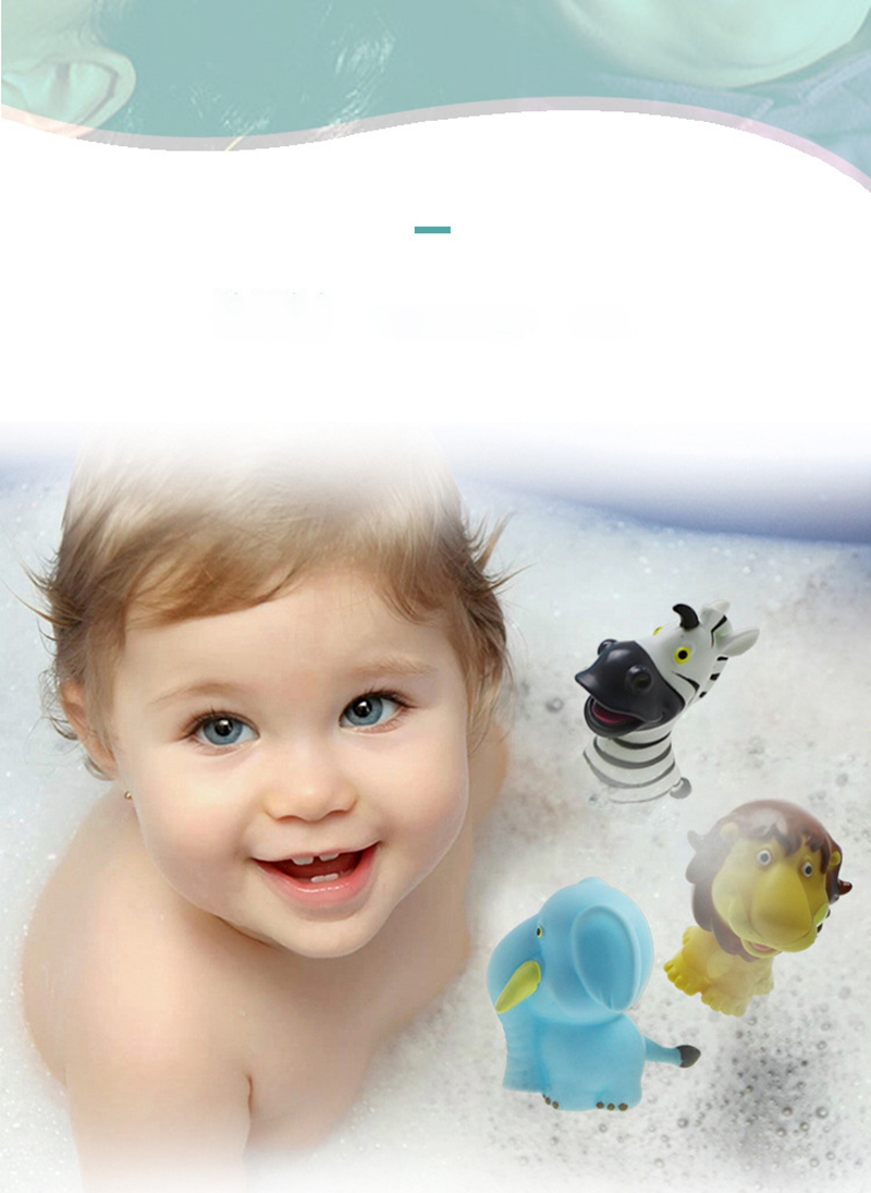 Cikoo Children Forest Animals Soft Bath Toys - 1