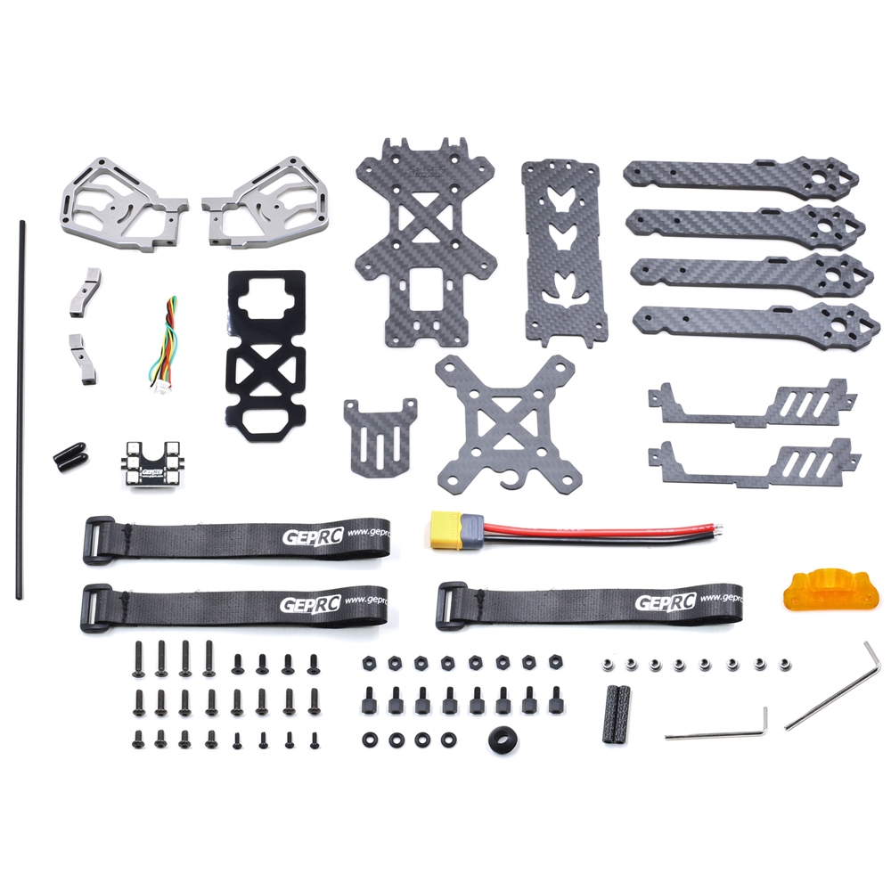 GEPRC GEP-KHX5 Elegant 235mm Wheelbase Carbon Fiber 4mm Arm Thickness Hybrid-X Frame Kit
