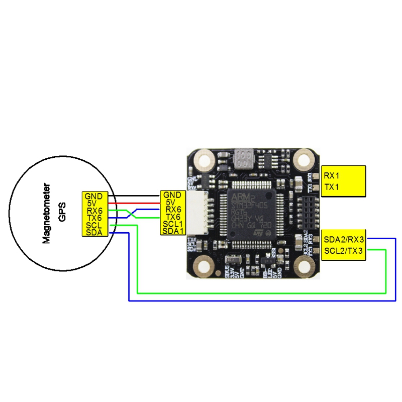 HAKRC MiniF4 Fly Tower F4 Flight Controller AIO OSD 5V/2A BEC BLheli_S 20A 4 In 1 ESC for RC Drone