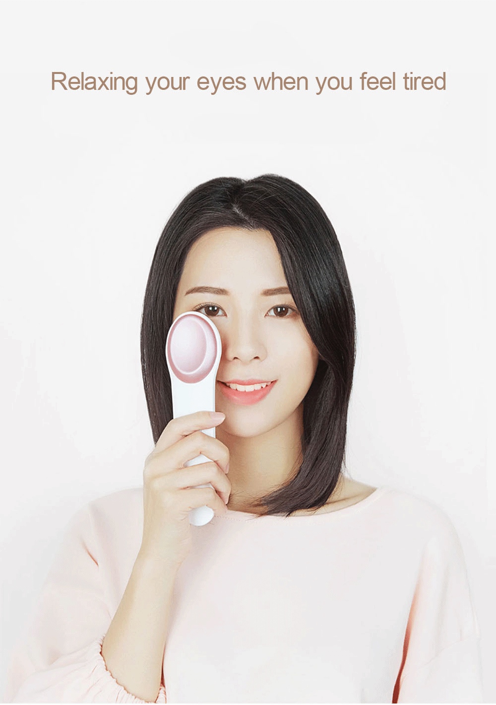 Xiaomi Lefan Cold Warm Eye Massager Built-in Semiconductor Refrigeration Tablet Automatic Sensor with USB Port Eye Massager -Green