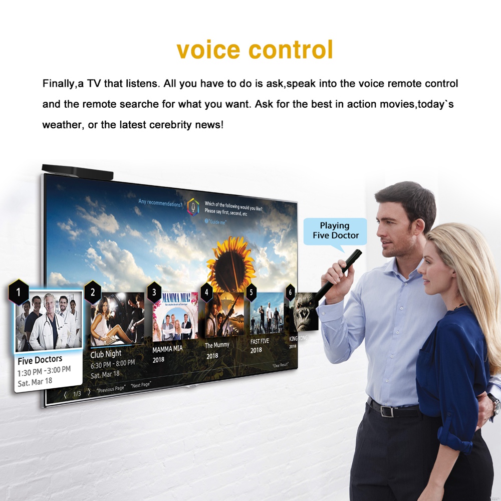 Nexbox A95X Pro Android TV OS 2GB/16GB Netflix 720P Youtube 4K Amlogic S905W 4K TV Box with Voice Remote 2.4G WiFi LAN