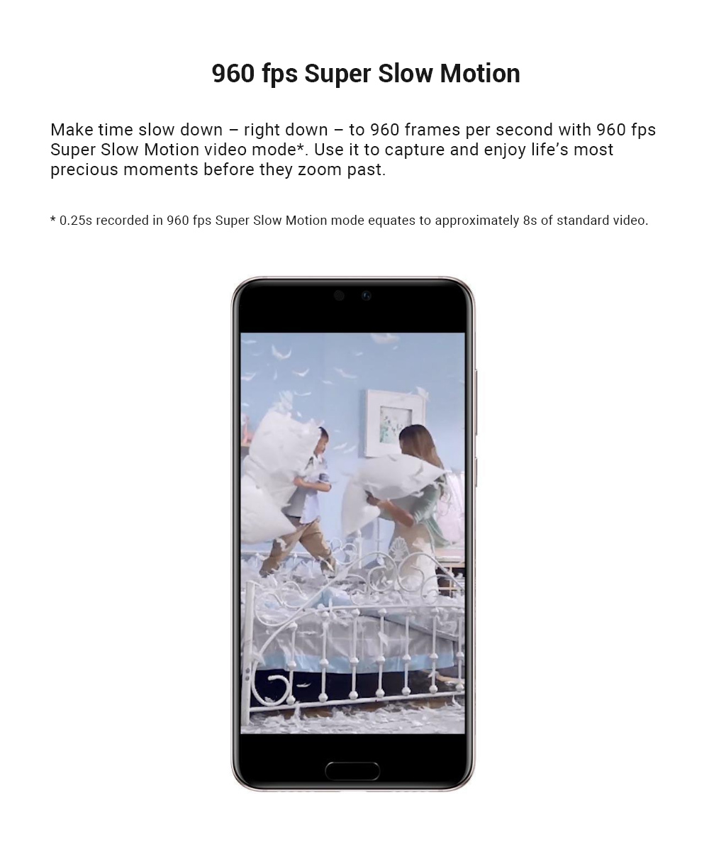 HUAWEI P20 5.8 Inch Smartphone FHD+ Screen Kirin 970 6GB 64GB 12.0MP+20.0MP Dual Rear Cameras Android 8.1 - Champagne Gold
