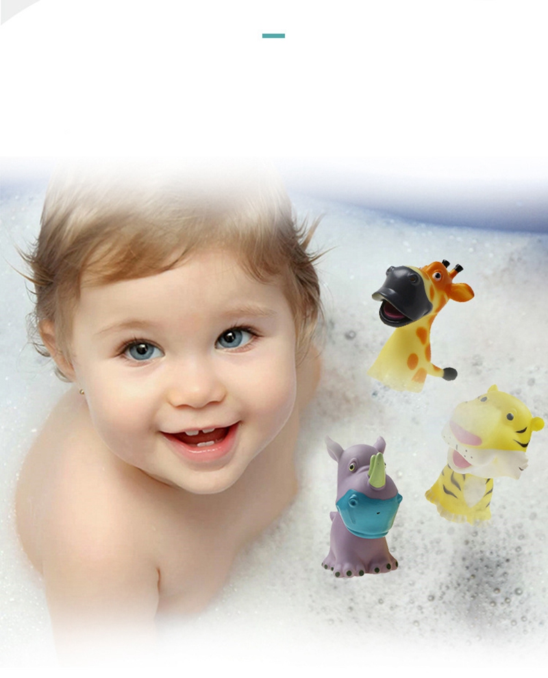 Cikoo Children Forest Animals Soft Bath Toys - 2