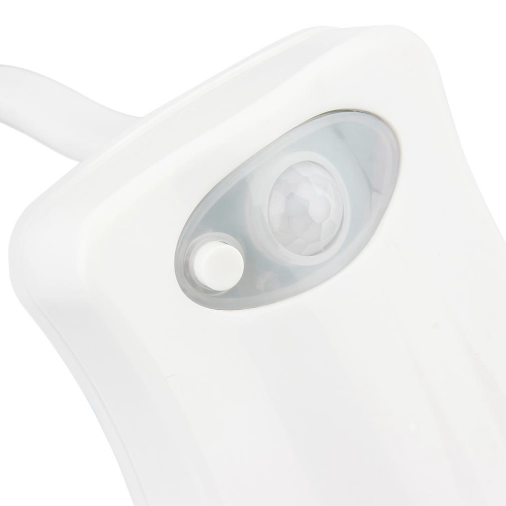 Toilet Nightlight With Auto Motion Activated Sensor Toilet Light Lamp - White