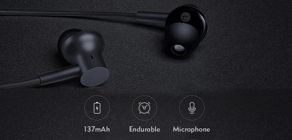 Xiaomi LYXQEJ01JY Bluetooth Necklace Earphones Headphones - Black