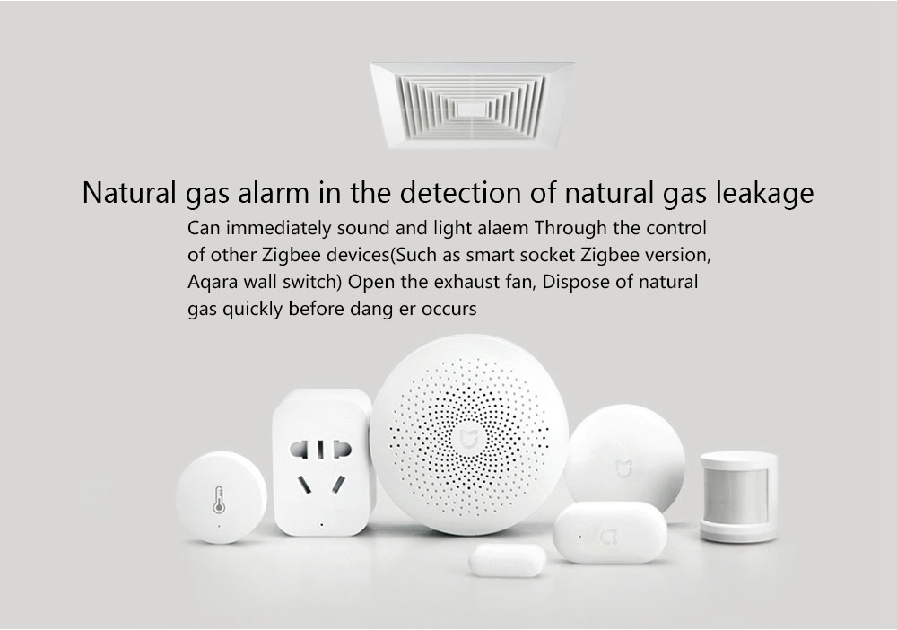 Xiaomi Honeywell Gas Alarm Remote Alert Air Exhaust Sensor -White